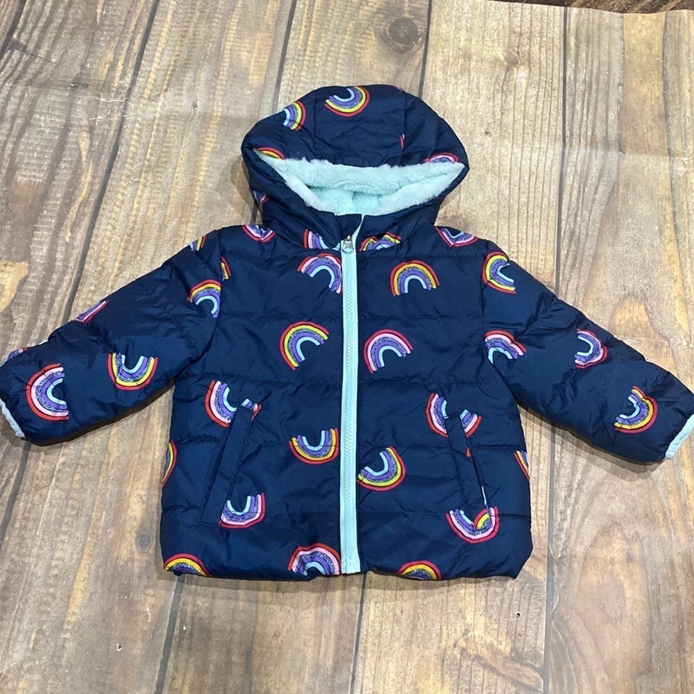Swiss Tech Baby Rainbow Jacket blue size 12 months